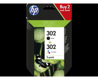 HP Zestaw 302 BK + CMY Instant Ink - 524088 - zdjęcie 1